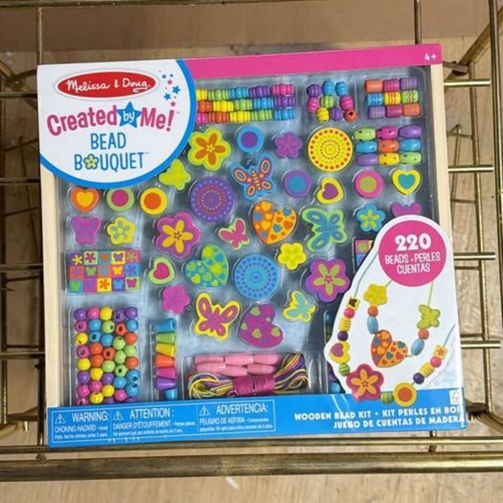Melissa & Doug Created by Me! Bead Bouquet Wooden Bead Kit